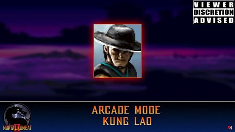 Mortal Kombat 2: Arcade Mode - Kung Lao