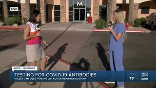 Mountainside Fitness using parking lot for coronavirus testing