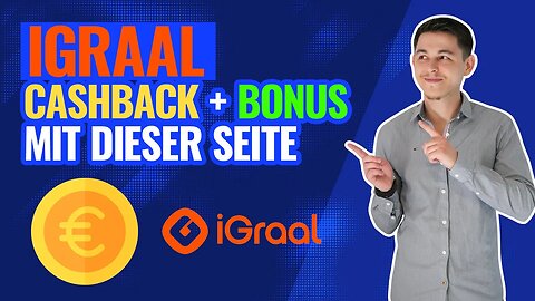 iGraal Cashback mit jedem Einkauf kassieren + 5€ Bonus