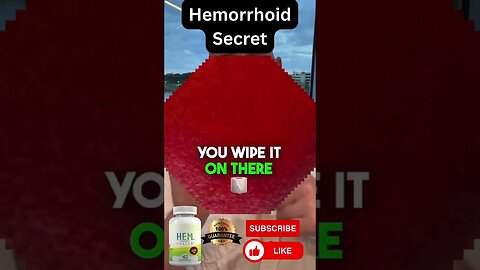 Hemorrhoid Secret!🤫 #hemorrhoidtreatment #piles#hemorrhoidrelief #supplementsthatwork #hemorrhoids