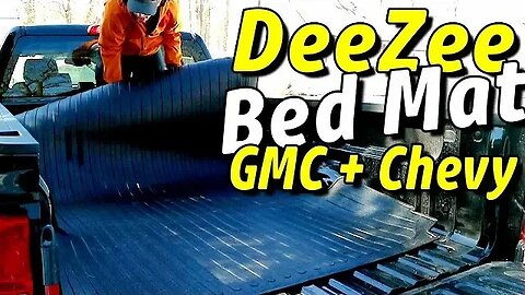 Dee Zee Heavy Duty Rubber Bed Mat for GMC Sierra and Chevy Silverado 1500 / 2500 / 3500 2007-2018