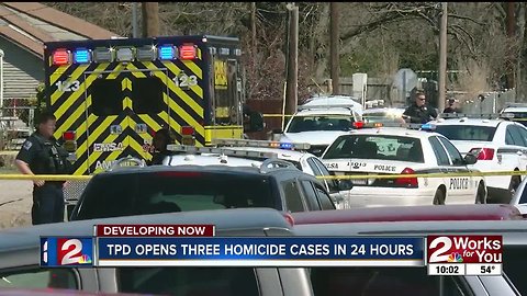 TPD opens three homicide cases in 24 hours