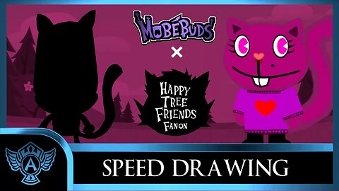 Speed Drawing: Happy Tree Friends Fanon - Sophie | Mobebuds Style