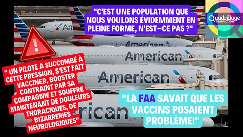 Des lanceurs d'alerte de la FAA exposent la vérité sur l'obligation vaccinale des pilotes!