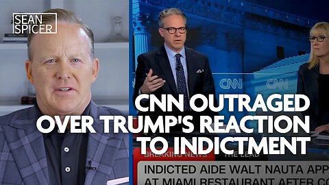 MEDIA MELTDOWN: Spicer on CNN's outrage over Trump's reaction to indictment & PBS disclaimer