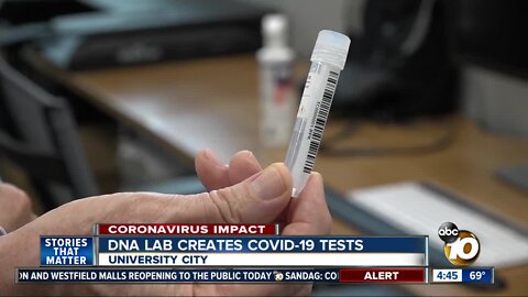 DNA lab creates COVID-19 tests