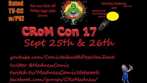 CRoM Con 17!! Day 2 Part 1 Sept 26th 12pm est