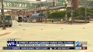 Streets around Camden Yards still closed