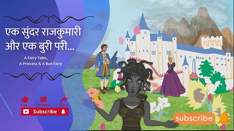 एक राजकुमारी और एक बुरी परी के बीच की कहानी। A Fairy Tales, A Princess & A Bad Fairy #storytelling