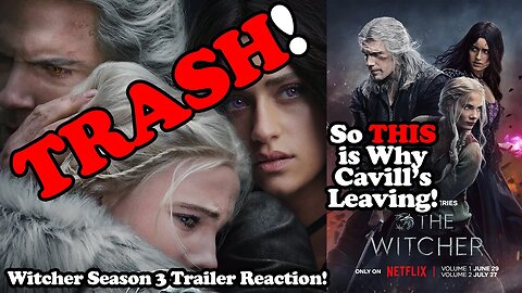 So THIS Is Why Henry Cavill Left! The Witcher Season 3 Teaser Trailer Reaction!