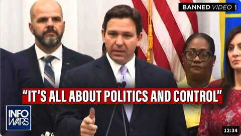 Florida Gov. DeSantis Says COVID Is, "All About Politics And Control"