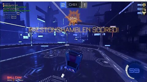 Rocket League Champ Dropshot Tournament, Nice Aerial Shot for ME lol