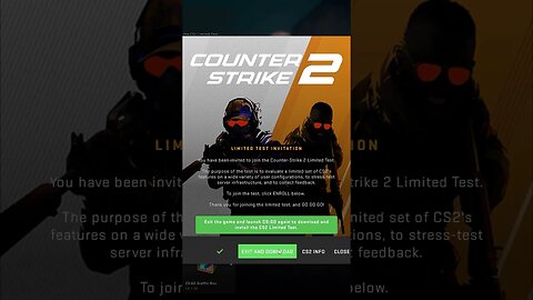 Finally CS2 BETA! #shorts #csgo #cs2