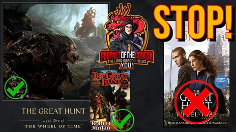 Amazons New "The Great Hunt" Cover Art Blatantly DISRESPECTS Wheel of Time Source Material!