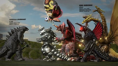 EVOLUTION of GODZILLA MONSTERS || Size Comparison