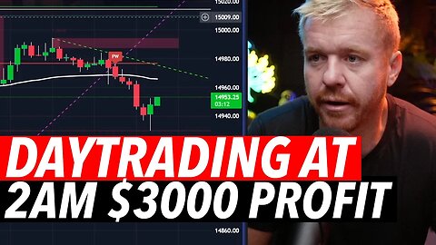 DayTrading at 2AM EST! $3000 Profit Futures LIVE!