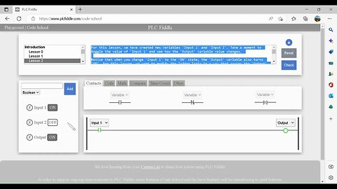 Learn PLC Ladder programming Lesson Two