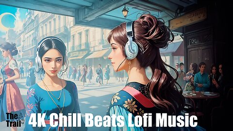 Chill Beats Music - Lofi Love Arrow | (AI) Audio Reactive Cinematic Anime | Paris