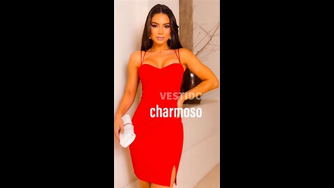 Vestido Vermelho Top