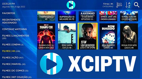 XCIPTV OTTPLAYER Favoritar VI