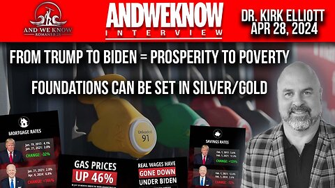 4.28.24: LT W/ DR. ELLIOTT: TRUMP VS BIDEN ON ECONOMY, WAGES, MORTGAGE RATES, INFLATION, SILVER/GOLD