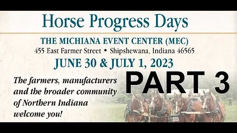 Horse Progress Days part 3