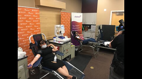 Las Vegas locals donate blood plasma