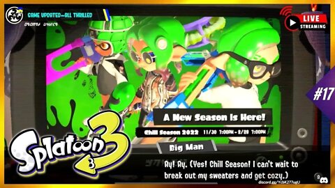 🔴 Chill Season Splatoon 3 Gameplay Livestream | Dehvin7 Gaming