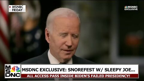 MSDNC Exclusive: All Access Pass Into Biden's Failed Presidency