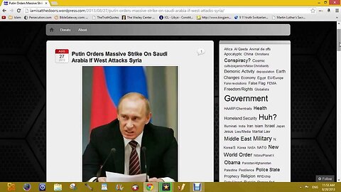 Russia Says: If Syria is Attacked - Saudi Arabia will also be Attacked!