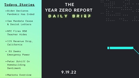 YZR "Daily Brief" 9.19.22