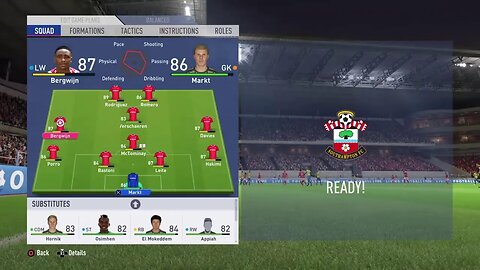 Nottingham Forest S:8 2025-2026 EPL Match 11 VS Southampton (4-3-3)