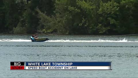 Water accidents can happen in a slit second on crowded lakes during holiday week