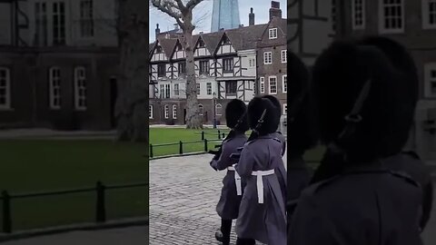 Make way for the Tower of the London guard #toweroflondon