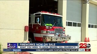 Fireworks sale starts today