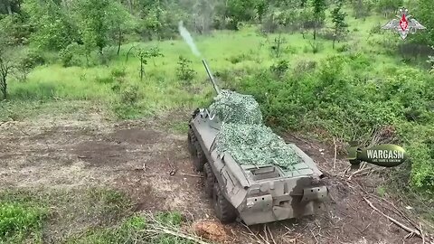 Russian Nona-SVK self propelled mortar up close