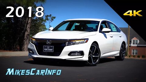 2018 Honda Accord Sport - Ultimate In-Depth Look in 4K