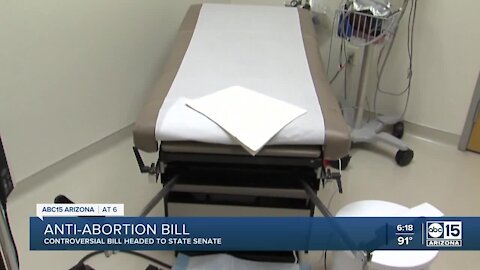 Anti-abortion bill headed to Arizona State Senate