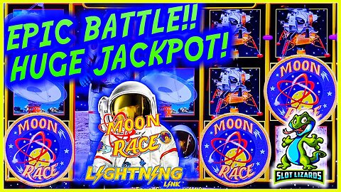 HUGE JACKPOT HANDPAY! EPIC BATTLE! Lightning Link Moon Race Slot BACK TO BACK BONUSES!