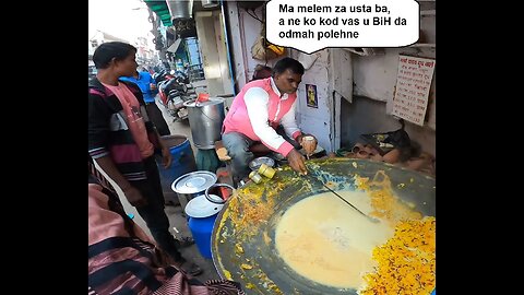 Bosanac vs Mliko Hindu Malai Doodh #mathura #streetfood #bosnia #milk