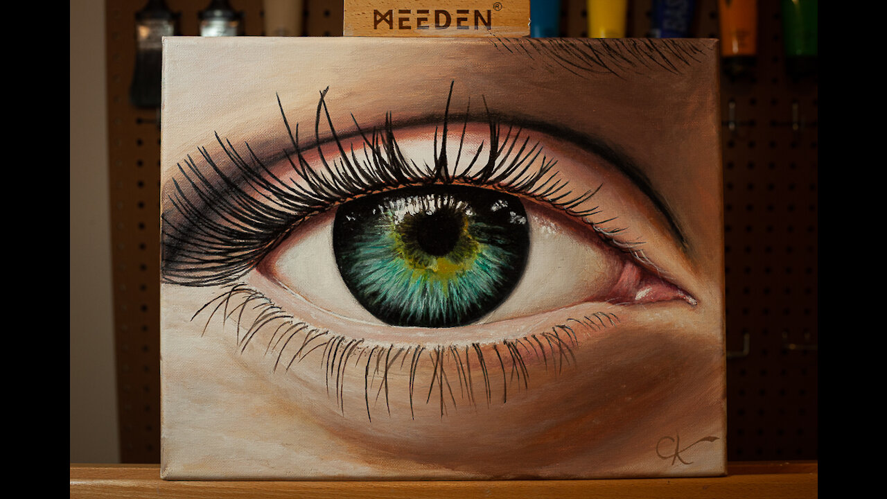 Acrylic 2024 Eye Painting