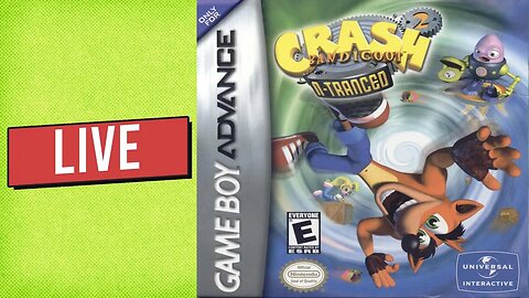 Live Retro de Natal Crash Bandicoot2 N Tranced do Gameboy Advance