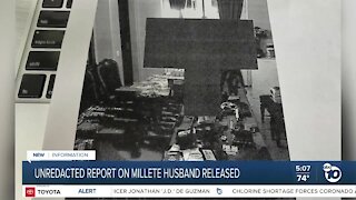 Unredacted report on Millete husband released