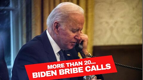 Trump was impeached over one phony phone call.. Joe Biden had over 20?!