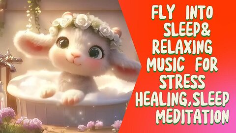 Fly into deep sleep 💖 Relaxing music for stress healing, sleep meditation, so...