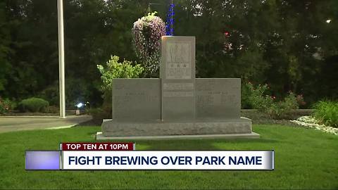 Fight brewing in Utica over the naming of Veteran's Memorial Park