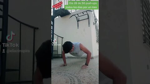 Día 26 de 50 push-ups todos los días por un mes