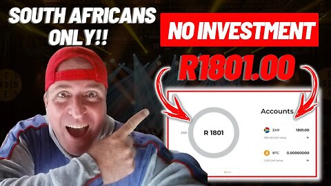 NO-INVESTMENT R1801.00 Method For South Africans Only!(Make Money Online 2023)