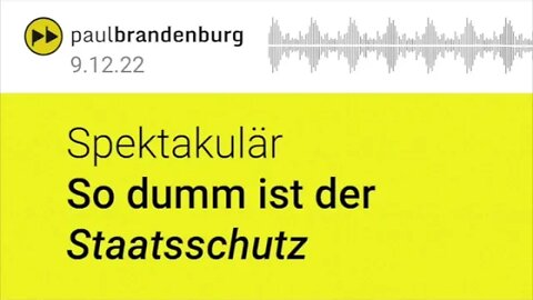 Spektakulär: So dumm ist der Staatsschutz / Kommentar