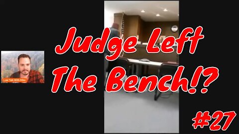 Sovereign Citizen Court Fail #27 - Judge Left The Bench!